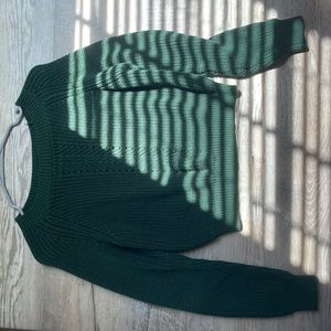 Green emerald sweater